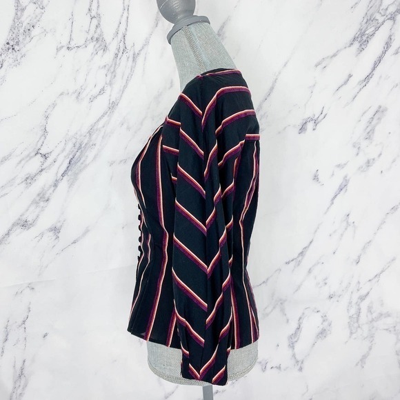 Intermix | Lexi Striped Top | Sz 4 - Picture 2 of 11